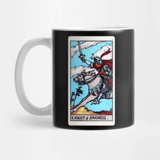 Card #61 - Knight Of Swords - Rider Waite Smith Tarot Mug